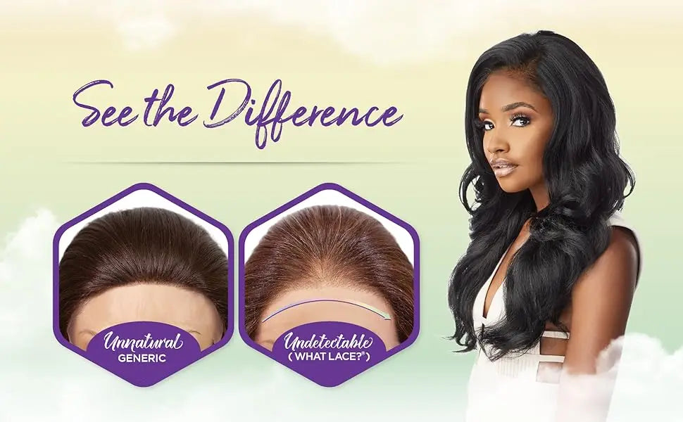 Latisha What Lace HD Lace Front Wig Long Natural Curly Style Heat Safe Synthetic Fiber