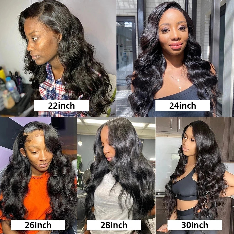 PerisModa Brazilian Body Wave Human Hair Bundles – 100% Virgin Hair Extensions | Natural Black (3/4 Bundle Deal, Up to 32 Inch)