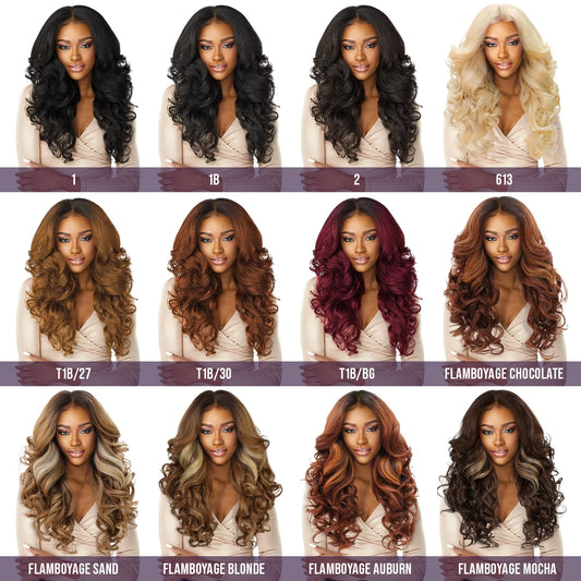 Latisha What Lace HD Lace Front Wig Long Natural Curly Style Heat Safe Synthetic Fiber