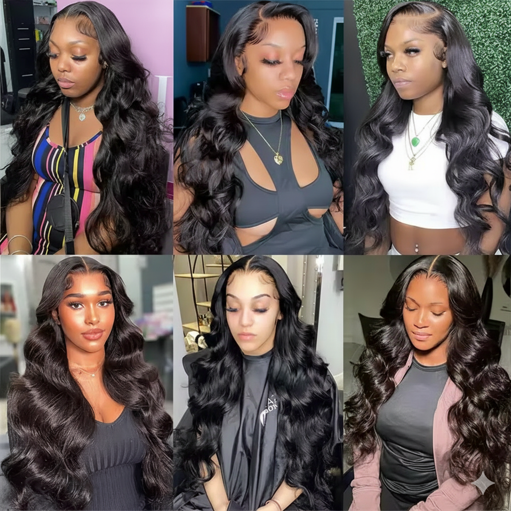 Luxury Body Wave HD Lace Front Wig – 100% Human Hair, Pre-Plucked 13x4 & 13x6 Options (Up to 40 Inch)