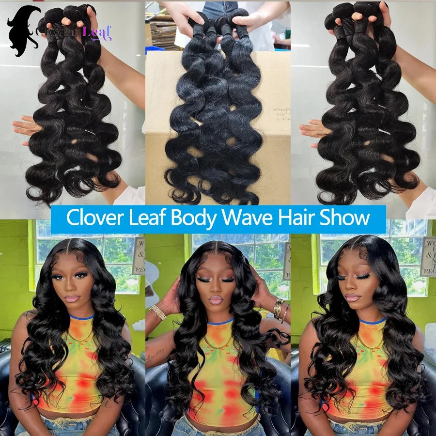 Body Wave Bundles 100% Brazilian Raw Human Hair Thick 10A Grade Extensions
