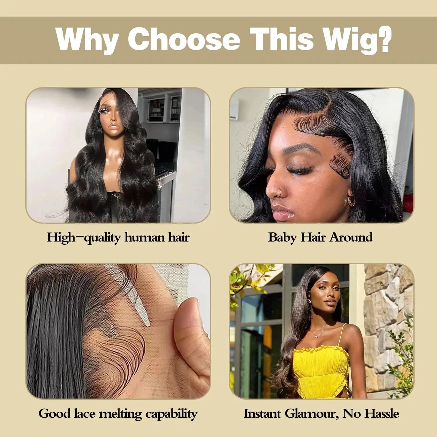 Highlight Bone Straight Ombre Honey Blonde HD Lace Front Human Hair Wig