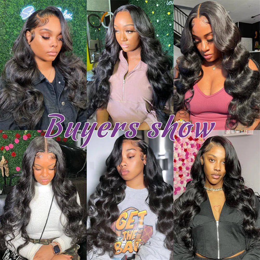 Luxury Body Wave HD Lace Front Wig – 100% Human Hair, Pre-Plucked 13x4 & 13x6 Options (Up to 40 Inch)