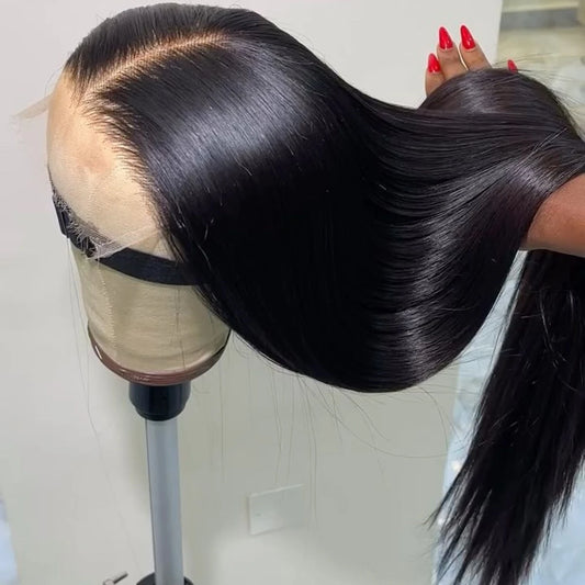 Bone Straight Wig 100% Human Hair HD Lace Front Glueless 360 Full Lace