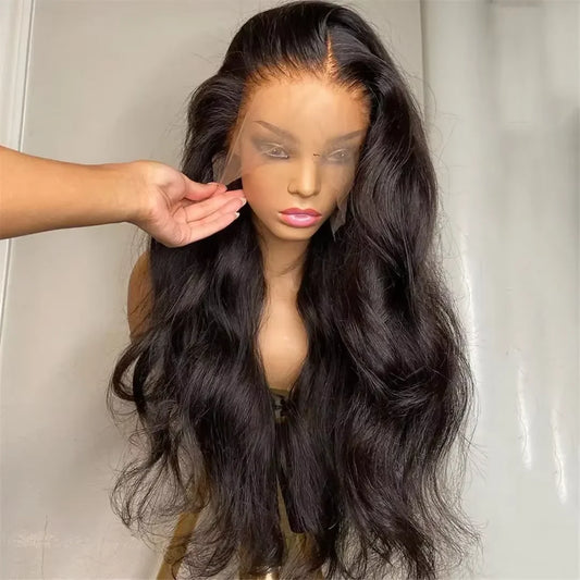 Body Wave Wig 100% Remy Human Hair HD Lace Front Pre Plucked